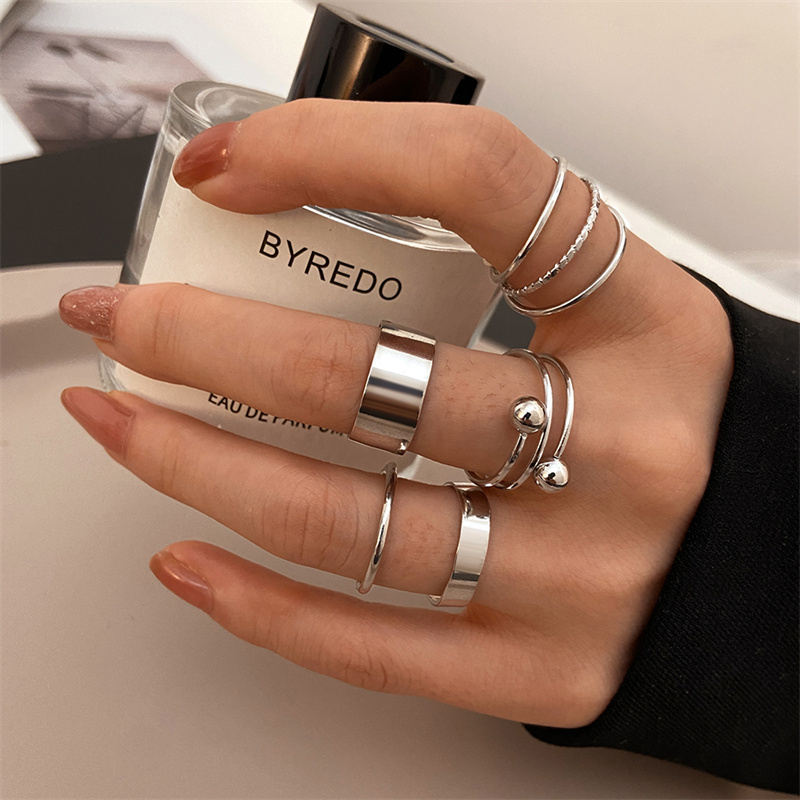 Metal boncuk Punk yüzük seti g - Vintage Punk Knuckle Rings Set incelemesi ve fiyatı