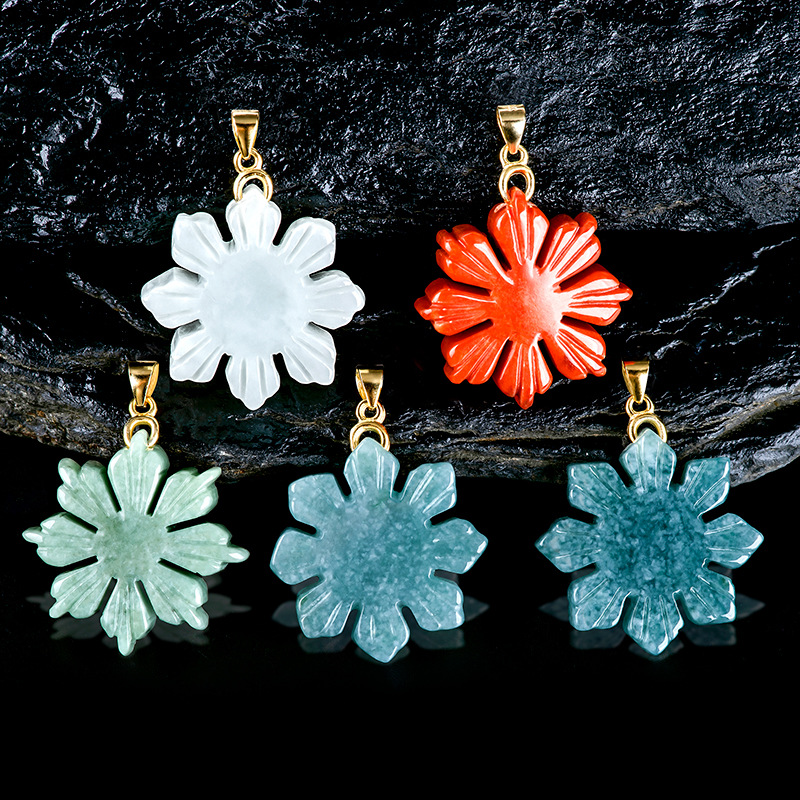 Myanmar yeşim ayçiçeği kolye k - Necklaces incelemesi ve fiyatı