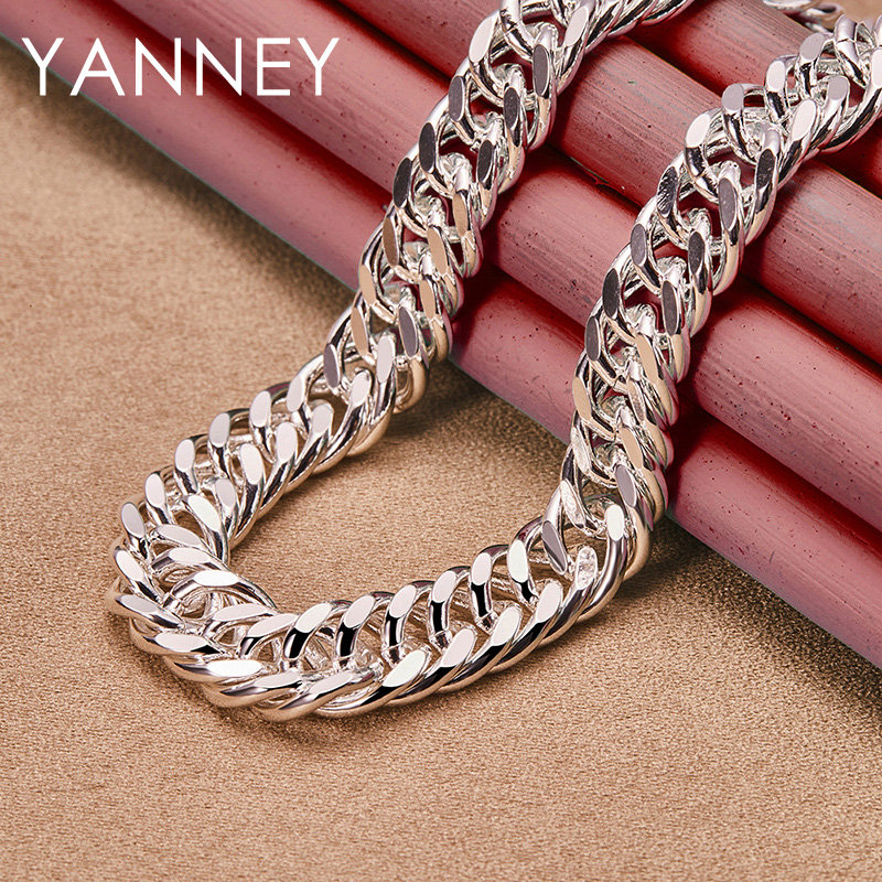 10MM 925 ayar gümüş 20/24 inç  - Cuban Link Chain 12Mm incelemesi ve fiyatı