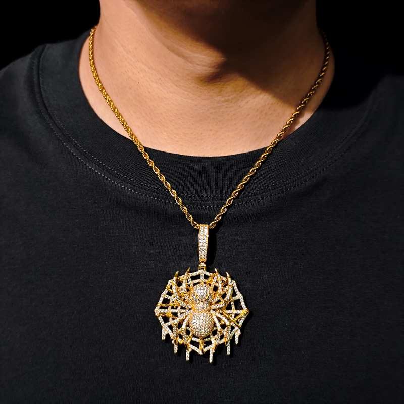 Yüksek Kaliteli VVS1 Moissanit - 925 Sterling Silver Chain Necklace Men incelemesi ve fiyatı