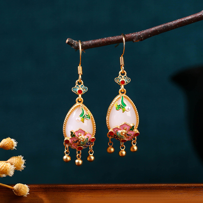 Doğal Yeşim Çiçek Küpe Charm M - Earrings incelemesi ve fiyatı