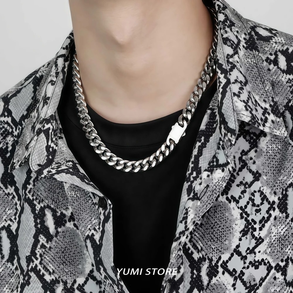 Titanyum Çelik Hip Hop Yaylı T - Cuban Link Chain 12Mm incelemesi ve fiyatı