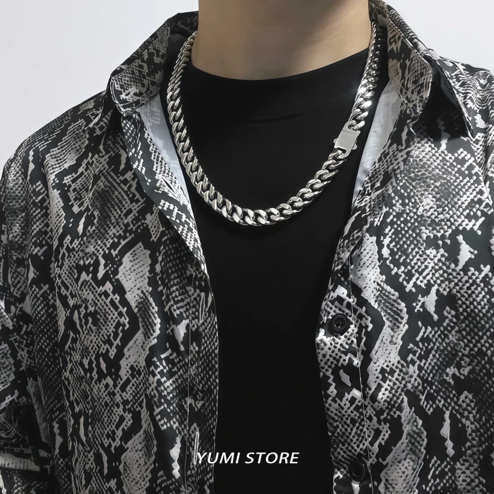 Titanyum Çelik Hip Hop Yaylı T - Cuban Link Chain 12Mm incelemesi ve fiyatı